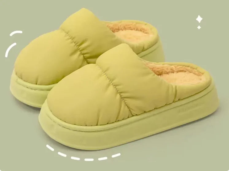 Cozy Women’s Waterproof Cotton Slippers
