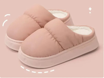 Cozy Women’s Waterproof Cotton Slippers